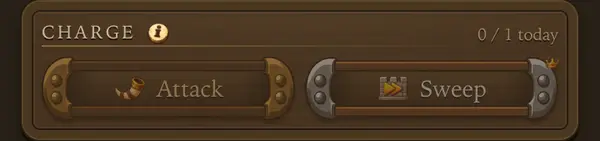 Charging the boss - a screen from the game